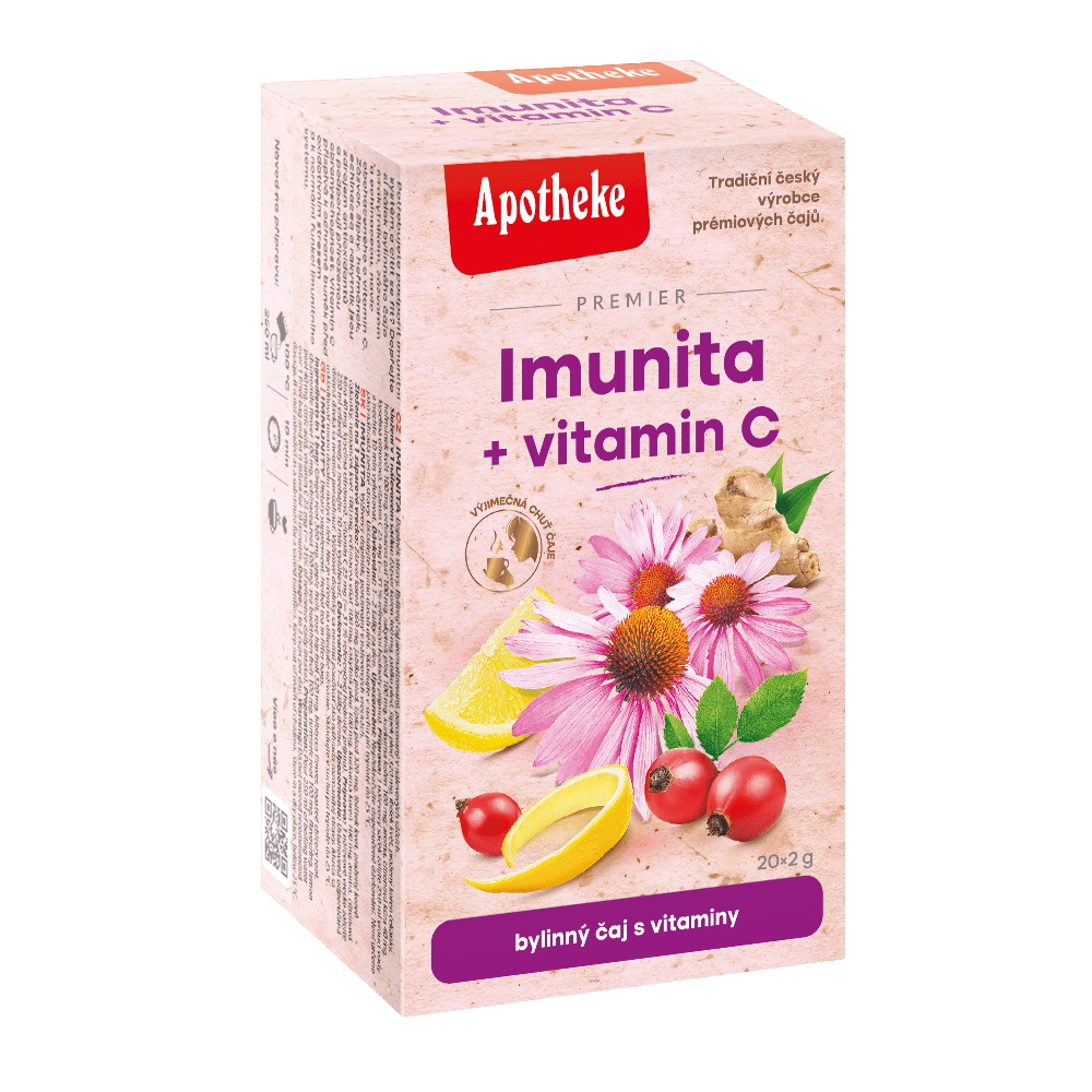 APOTHEKE Premier Imunita + vitamin C čaj 20 x 2 g