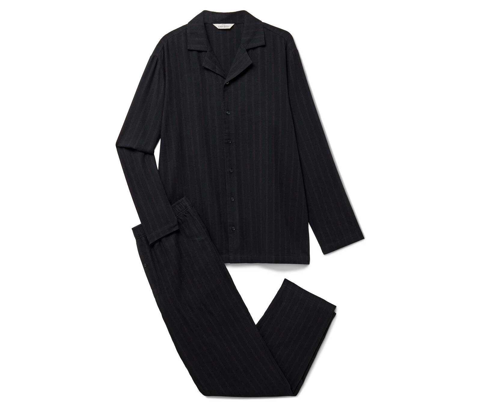 Tchibo - Flanelová pyžamová souprava - pro muže - vel. S 44/46 - barva: červená/s proužky