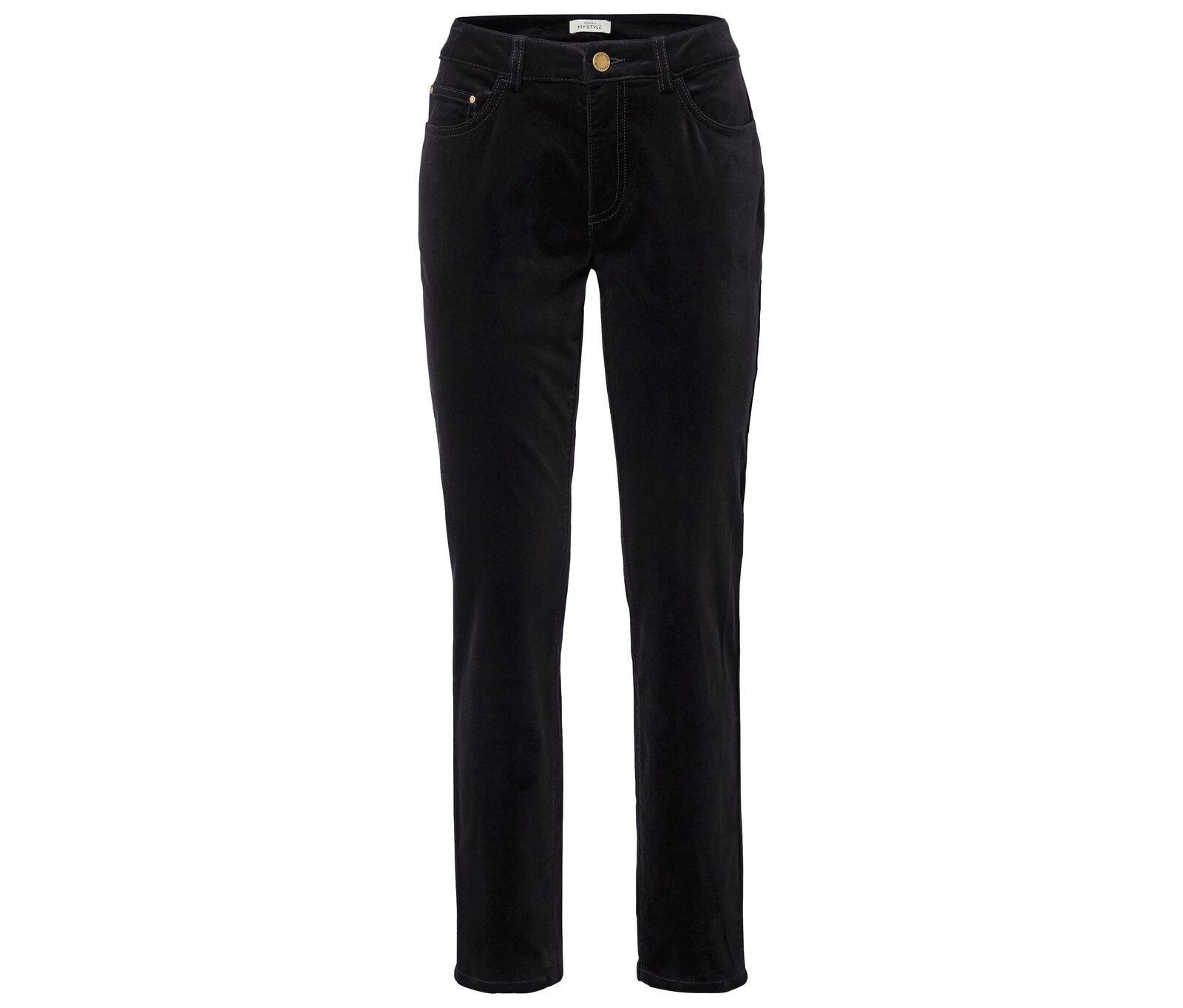 Tchibo - Sametové kalhoty - pro ženy - vel. 48 - barva: černá