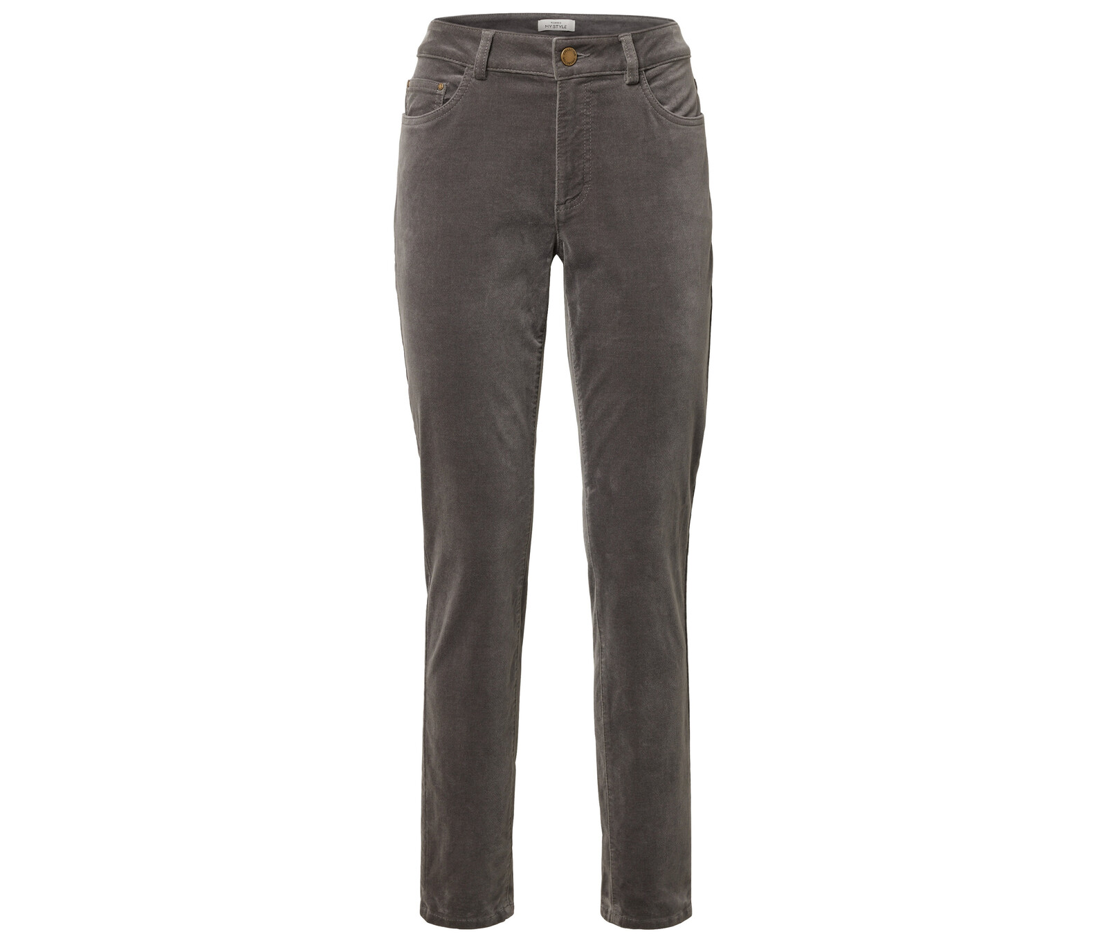 Tchibo - Sametové kalhoty - pro ženy - vel. 48 - barva: šedá