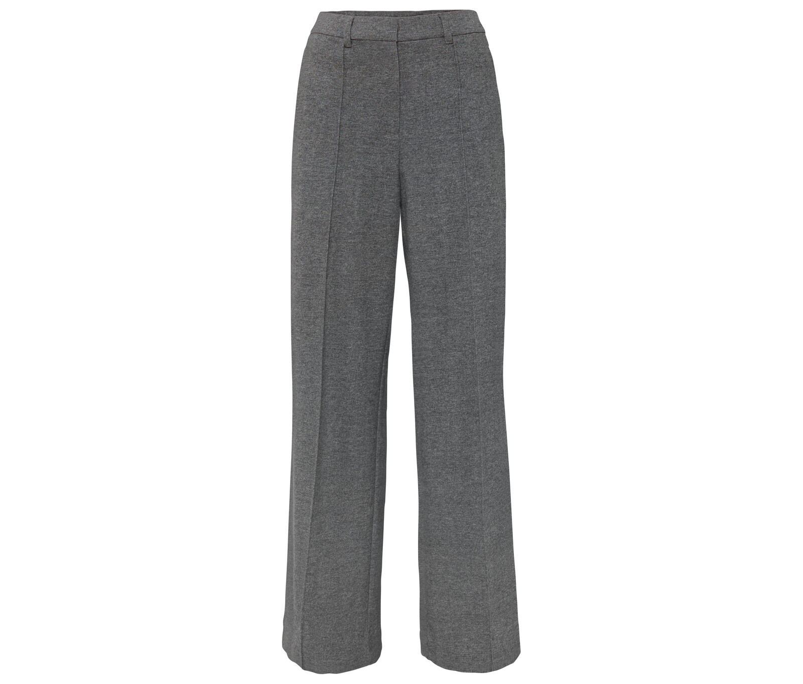 Tchibo - Kalhoty z flanelového žerzeje - pro ženy - vel. 42 - barva: šedá