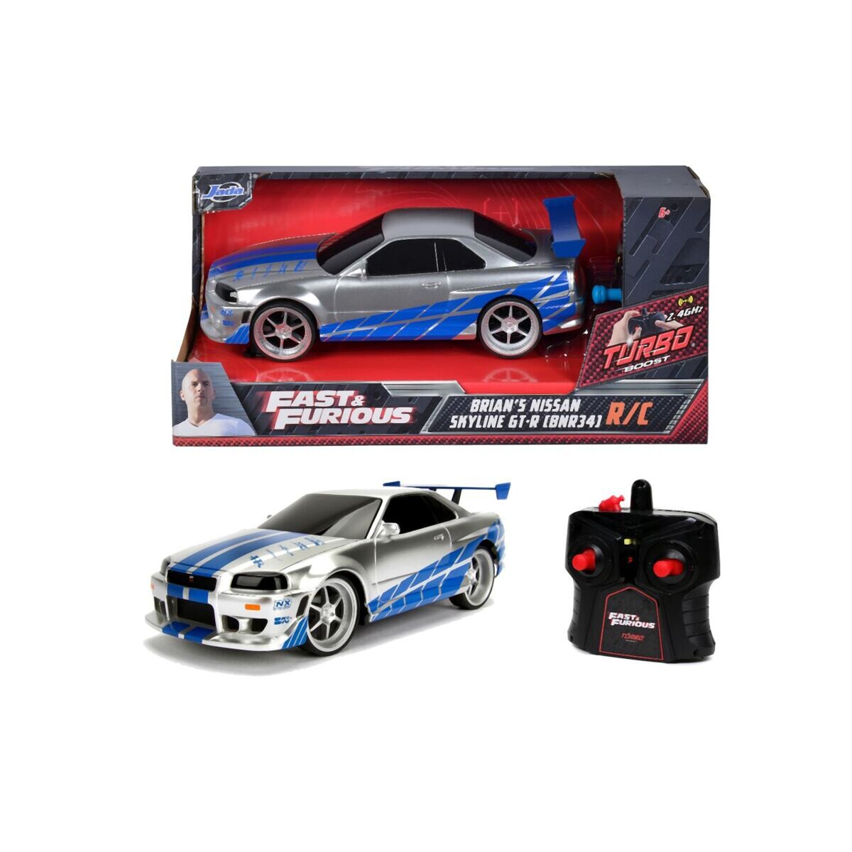 Jada Rychle a zběsile RC auto Nissan Skyline 1:24