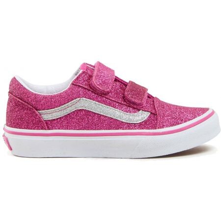 Boty Vans Old Skool V Glitter Kids - Růžová - Us2.5K