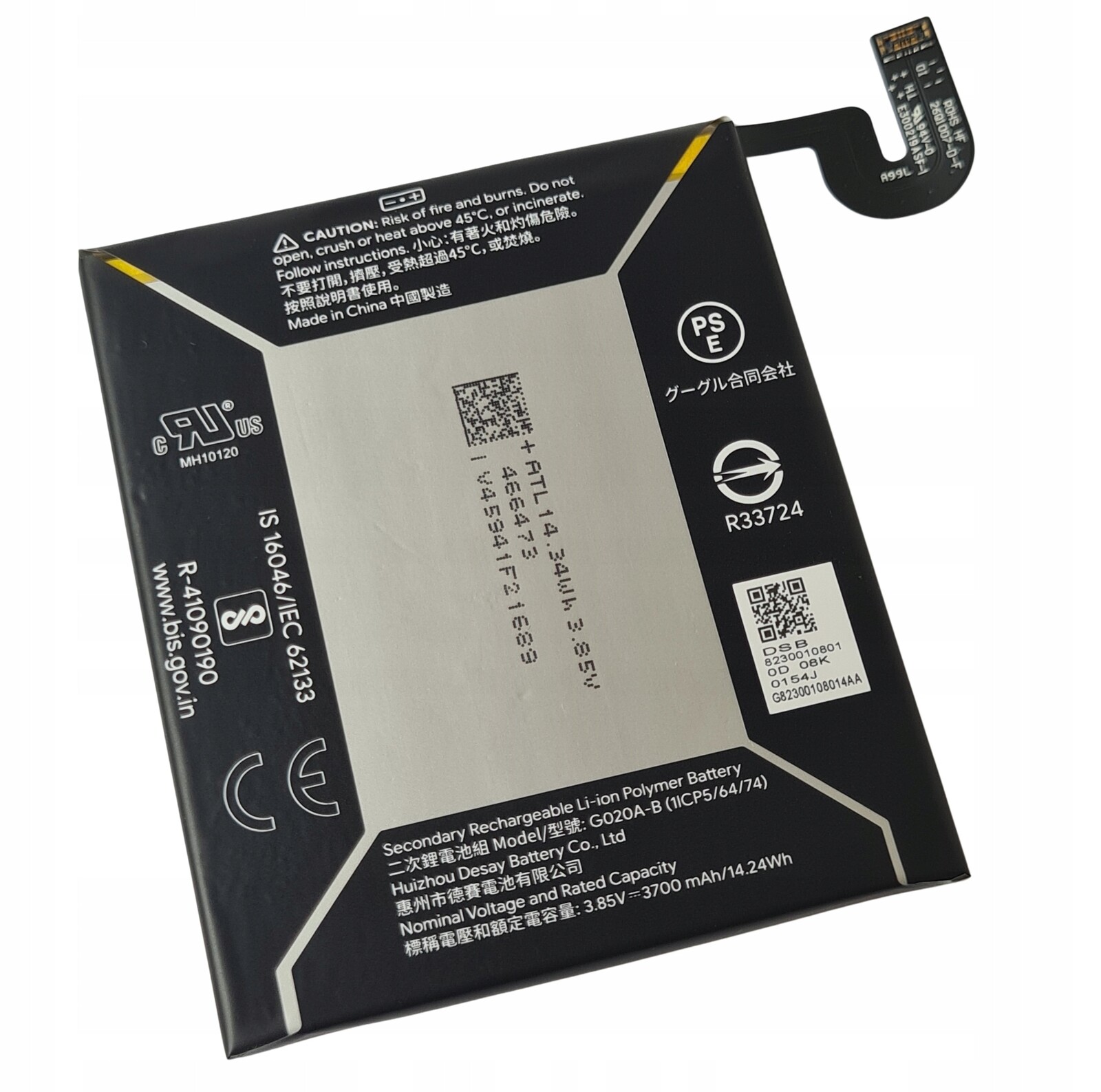 Org Nová originální akumulátor pro Google Pixel 3A XL