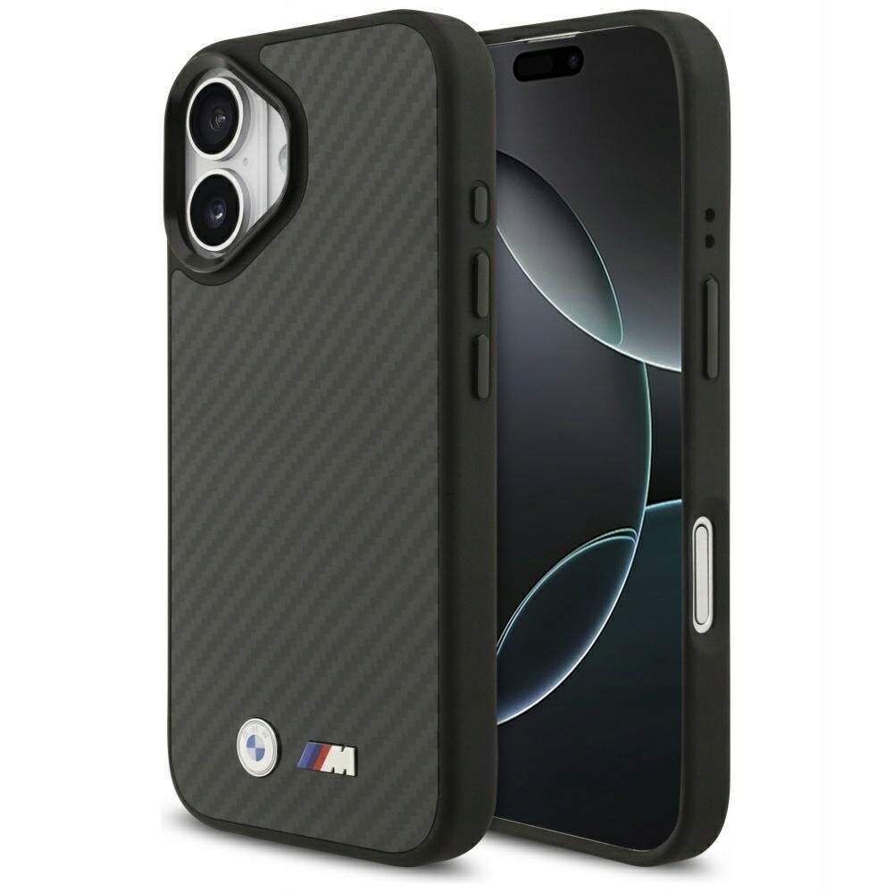 Pouzdro Bmw M Kevlar Matt MagSafe pro iPhone 17 černé