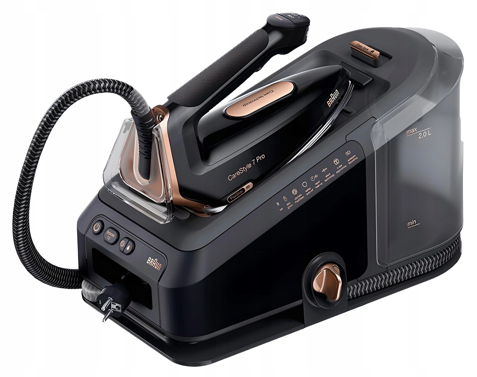 Žehlička Výkonný Parní Generátor Braun CareStyle Is 7286 Bk