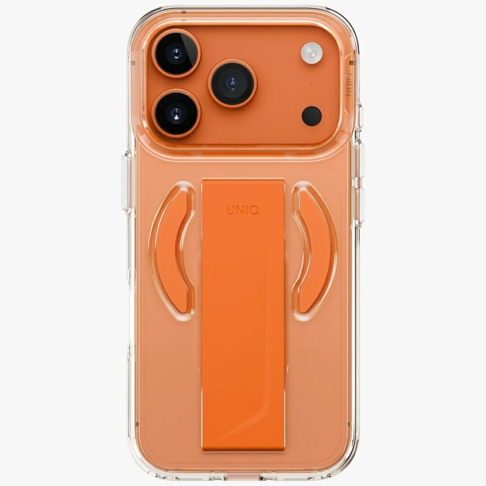 Pouzdro Uniq Heldro Air pro iPhone 17 Pro Magclick Charging, oranžové