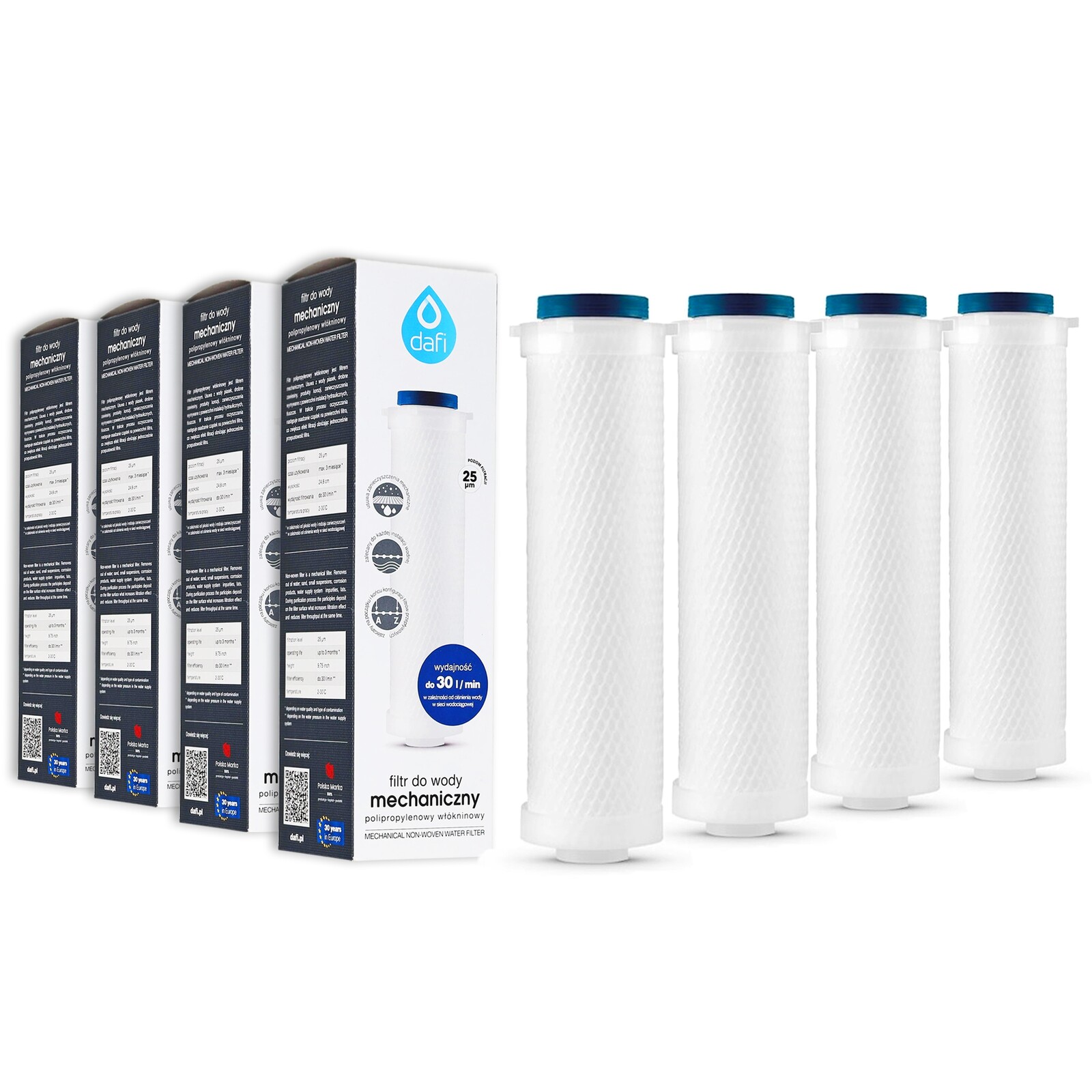 Filtrační Vložka Dafi Polypropylenový x4