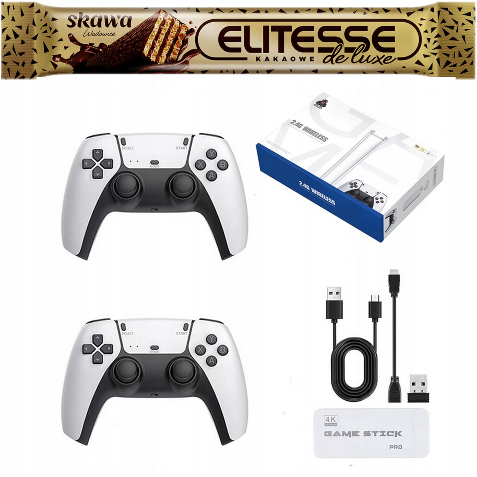 Nejnovější Model 2025 Bezdrátová Konzola Retro 2 Pady 64GB 20000 Her