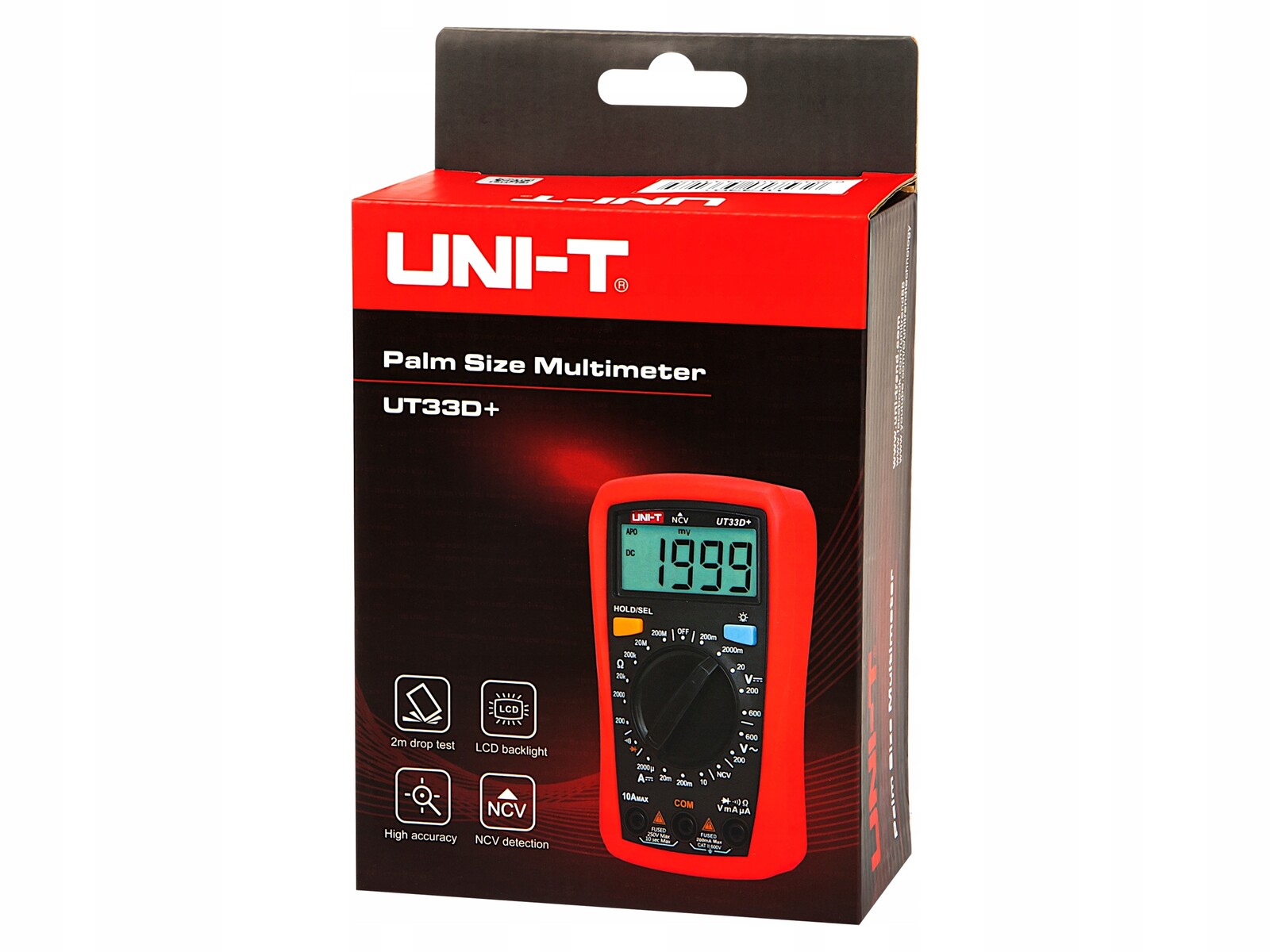 Multimetr Měřič Napětí Ac Sada Uni-t UT33D+