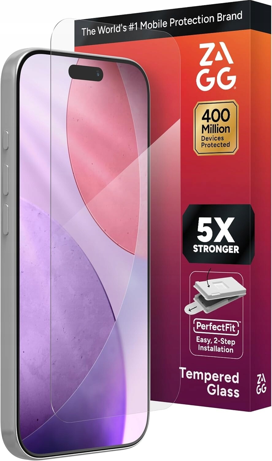 tvrzené sklo sklo Zagg Invisibleshield Glass Elite s Rámeček pro iPhone 17 Pro