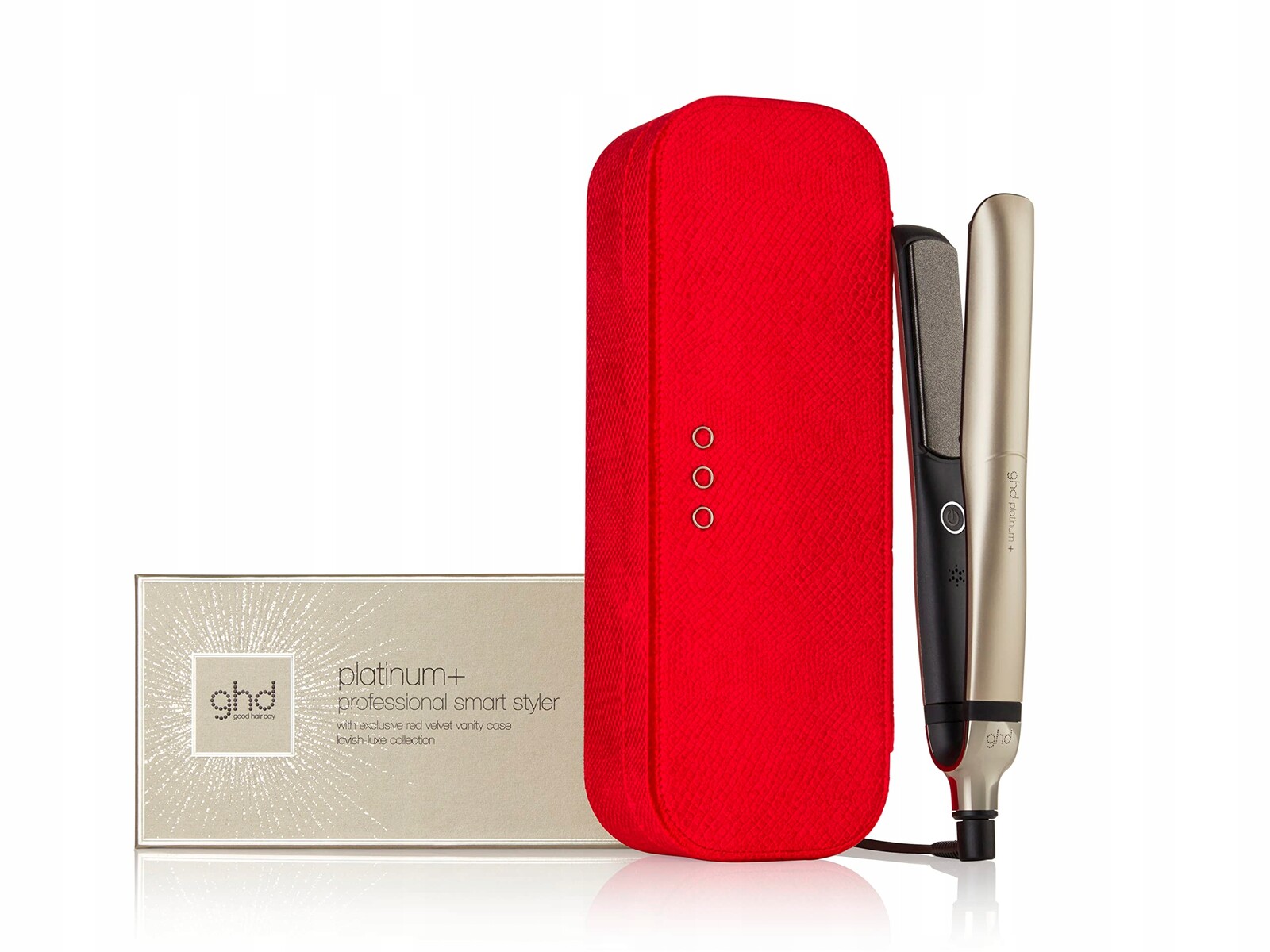 Žehlička Na Vlasy Ghd Platinum+ Grand Luxe zlatá Set S Pouzdro