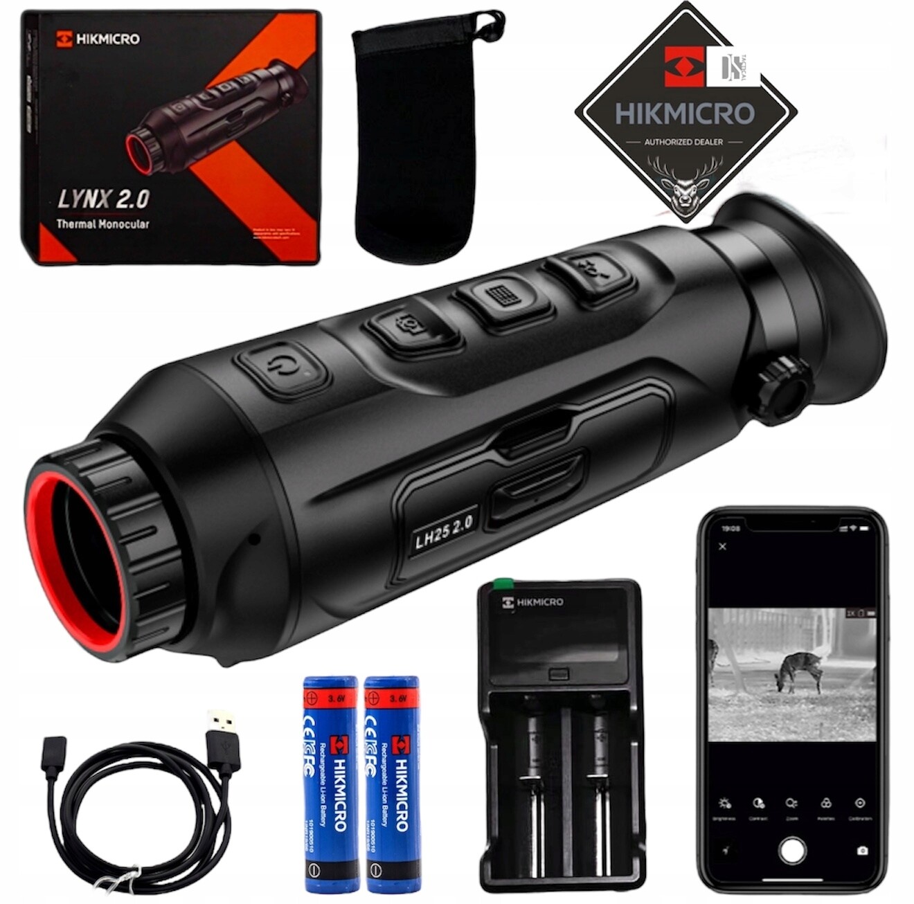 Termovizní kamera Hikmicro by Lynx 2.0 LH19 Set