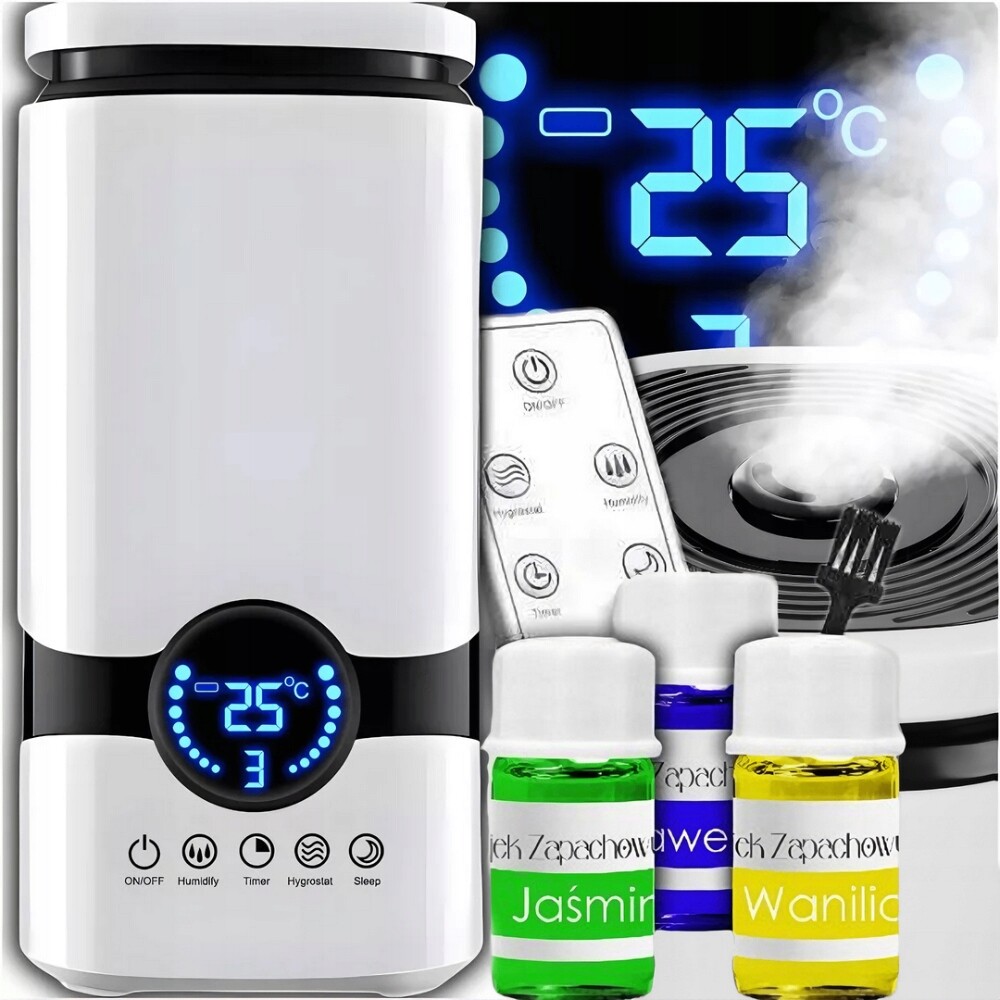 Zvlhčovač Vzduchu Fyfuzor Vzduchu Ultrazvukový Aromaterapie 2V1 Ionizace