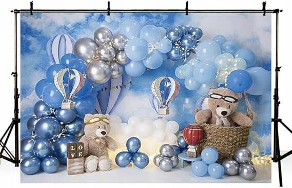 Materiálové fotografické pozadí pro dětské sezení kojenců 3x2 m