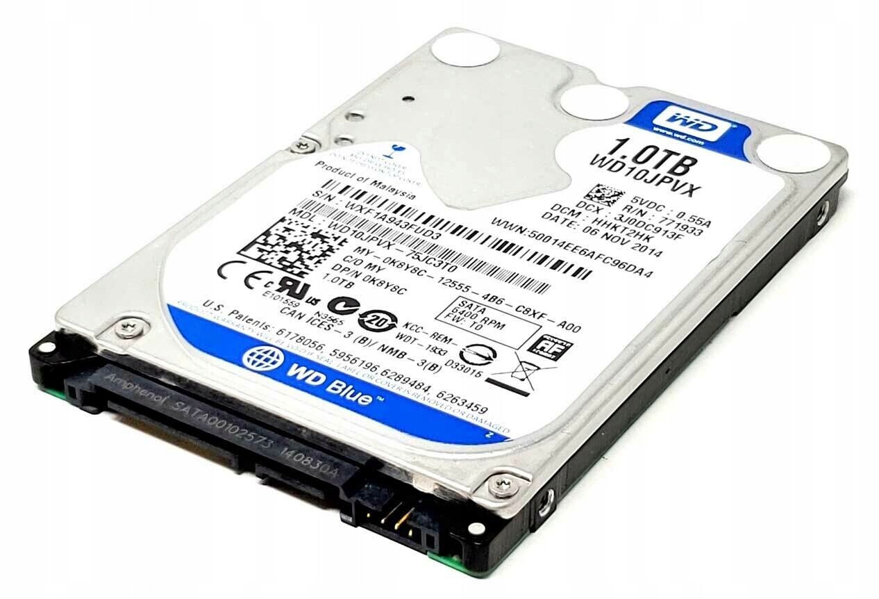 Pevný disk Western Digital Blue WD10JPVX 1TB Sata III 2,5