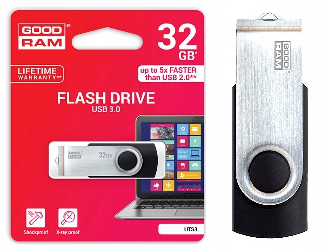 Kovový Flashdisk Goodram Twister 32GB jako dárek