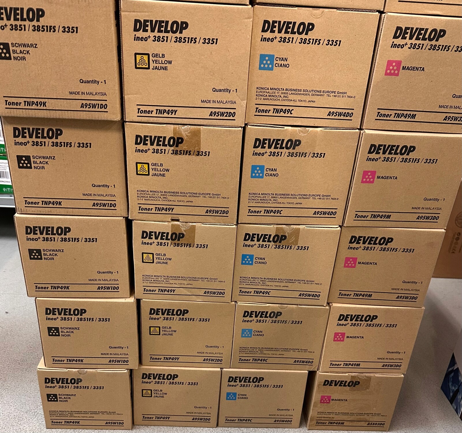 Toner Konica Minolta Develop Tnp 49 Black Originál A95W150