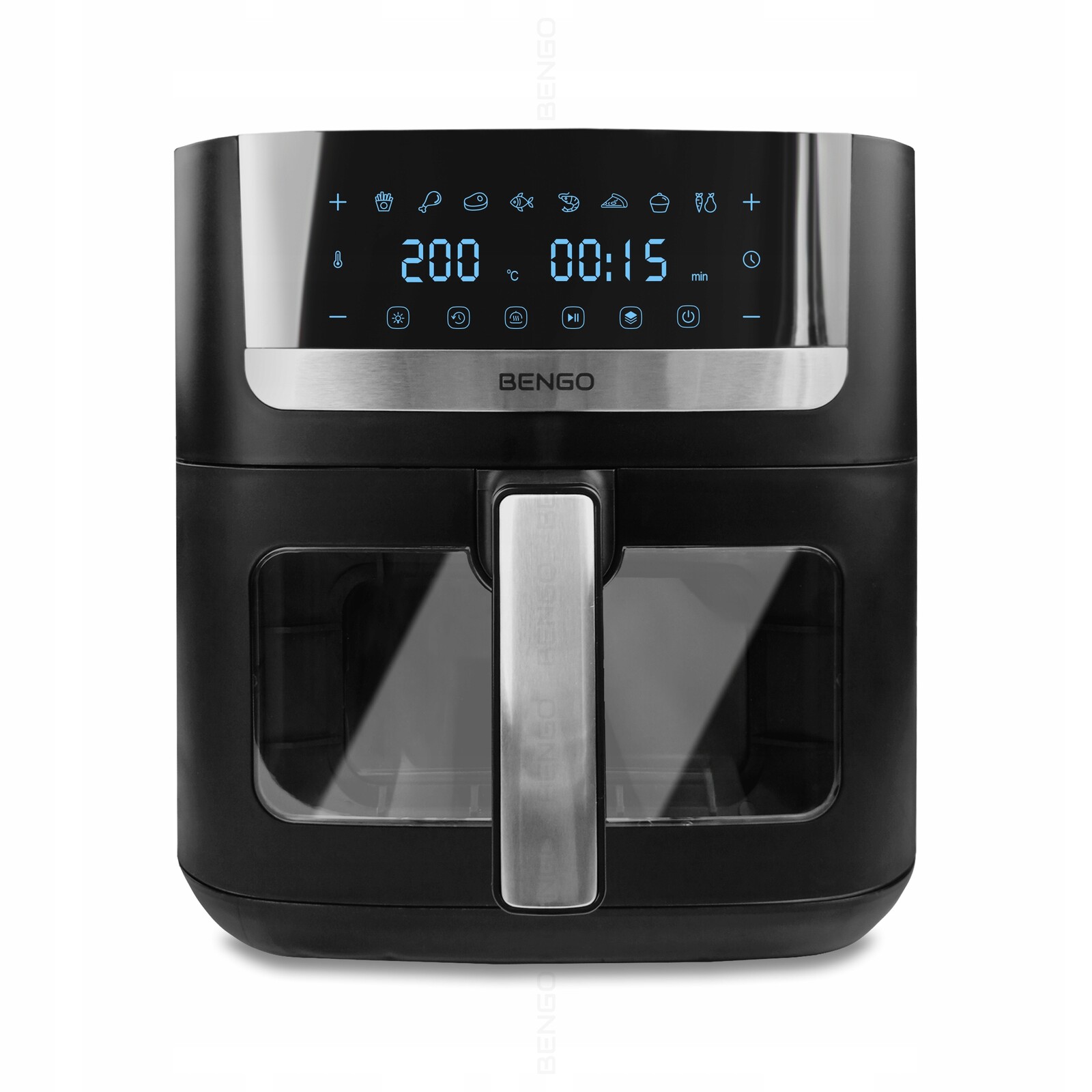 2 x Beztuková fritéza Airfryer, nepřilnavá na grilování, 8 l