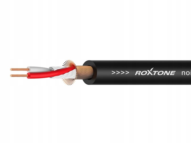 Mikrofonní kabel 6.0 mm Hq Roxtone MC002-100m-BK 100 m (ks)