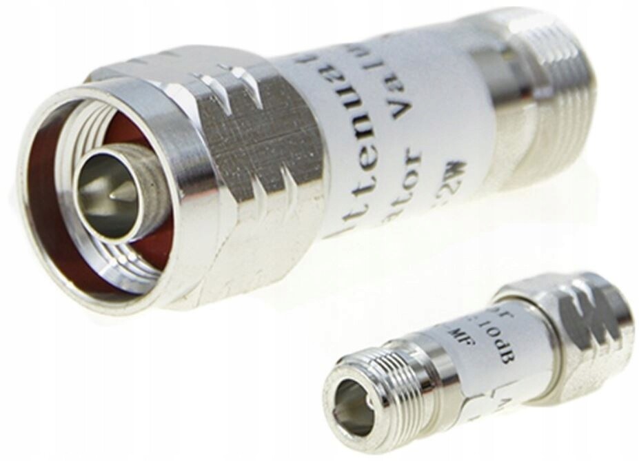 2 x Tlumič Kalibrovaný N-mf 10dB Pro Gsm Zesilovače