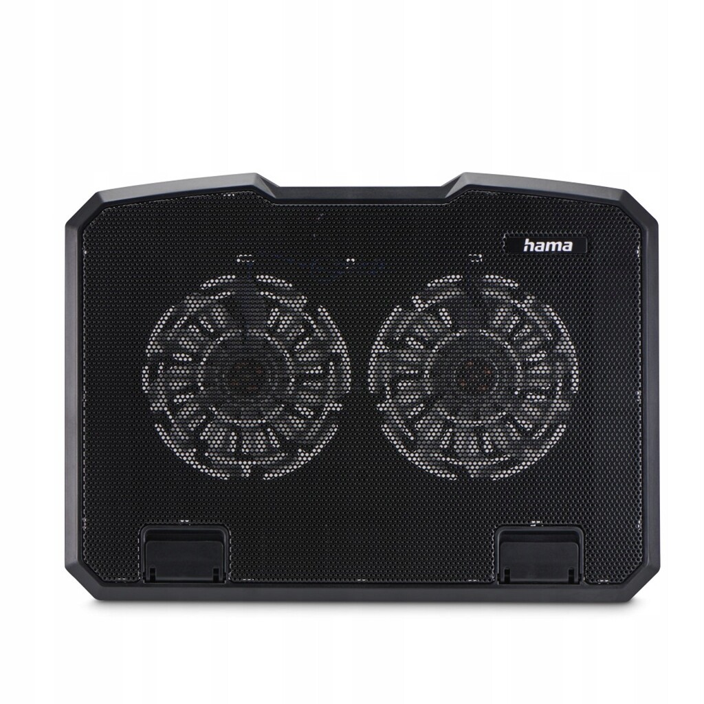Hama chladicí stojan pro notebook Black Metal, 2 ventilátory, naklápěcí