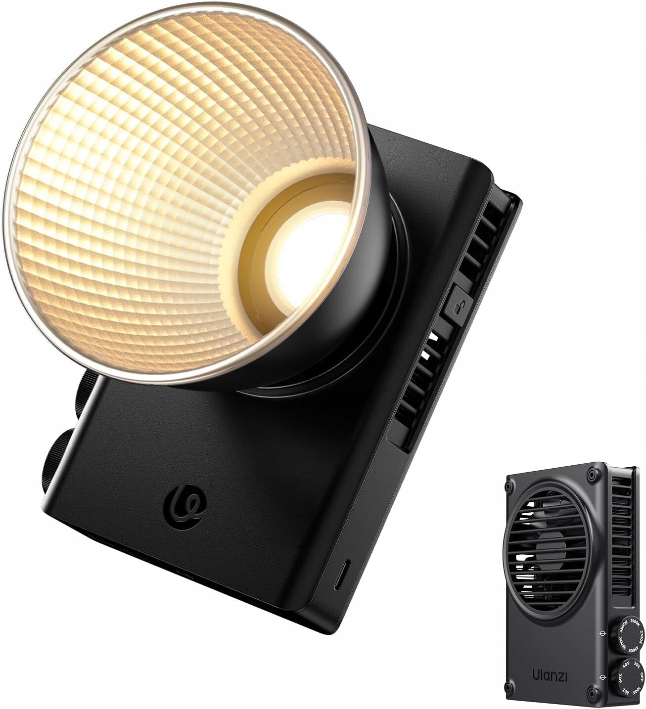 Ulanzi C01 Video Light Led lampa 100W Cob Bi-Color Mini Bowens závit 1/4