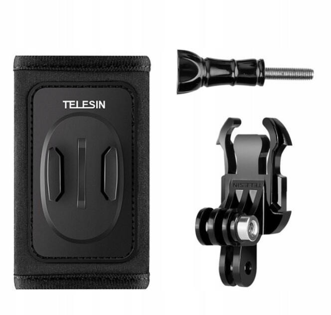 2 x Telesin Upevnění na opasek pro batoh s držákem J-Hook pro kameru GoPro