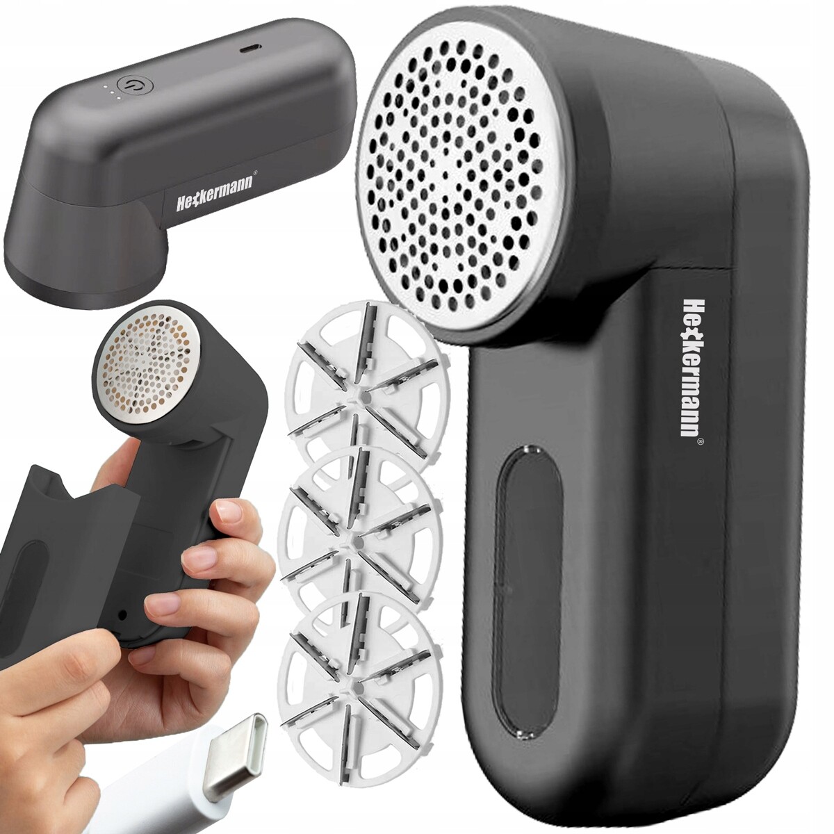 2 x Odžmolkovač Čalounění Svetrů Mikin Oblečení Tkanin Silná Velká Maška