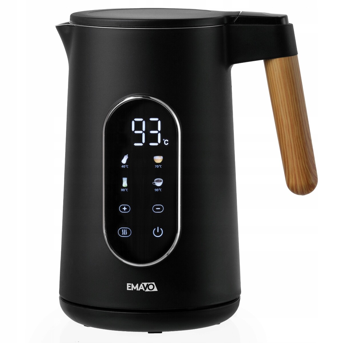 Bezdrátová Rychlovarná Konvice 1,7 l 2200 W Černá Regulace Teploty