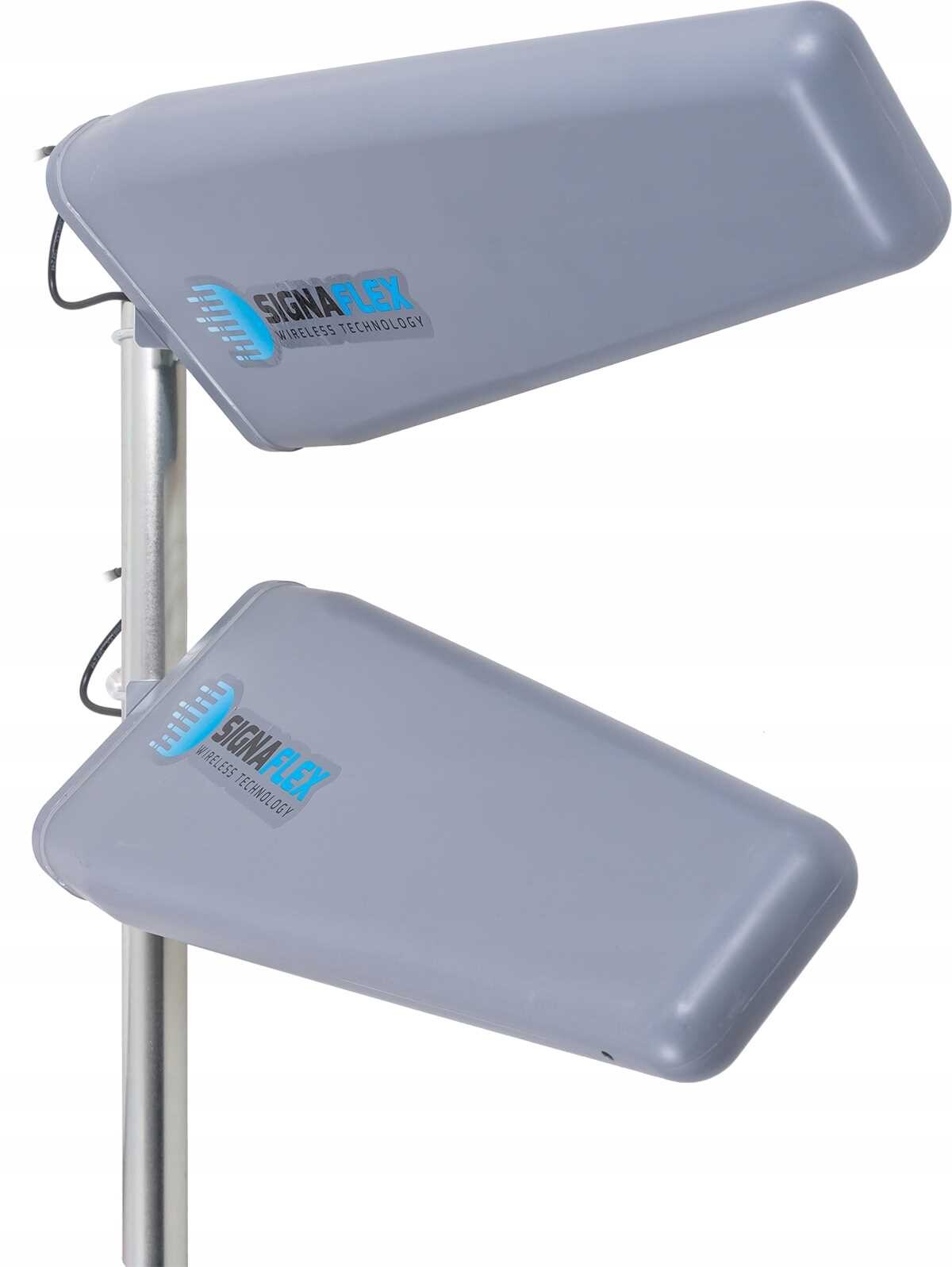 2 x Venkovní Anténa Dual Telefon Internet Gsm 2G 3G 4G Lte 46dBi Zte Huaw