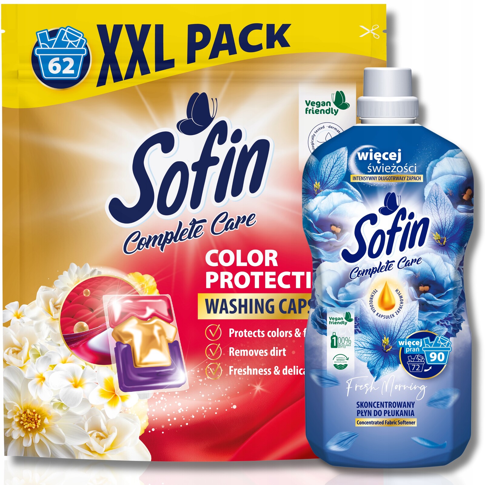 Sofin Color prací Kapsle 62 Tekutá aviváž 1,8 l 90 praní