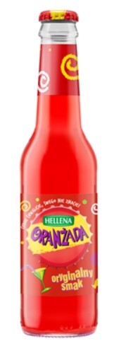 Hellena Červená oranžáda Sycený nápoj 8x2 75 Ml skleněná lahev