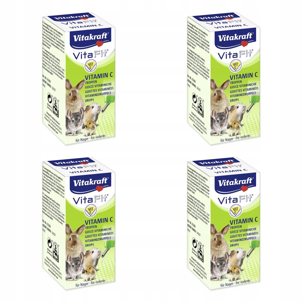 Kapky Vitakraft vitamin C 10ml balení 4 ks