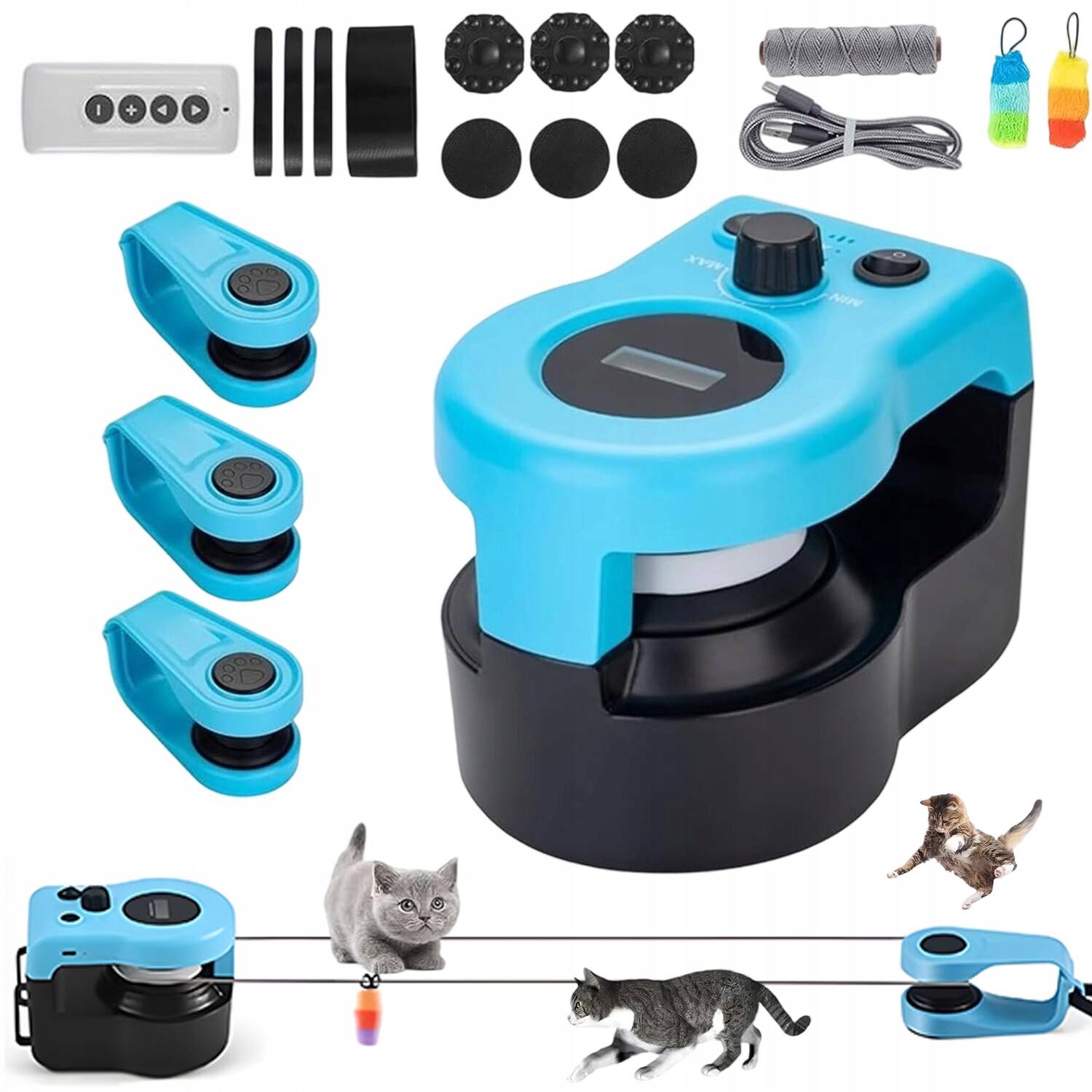 Přenosný Běžecký Pás Pro Kočky Interaktivní Myš S Dálkovým Ovládáním Hračka