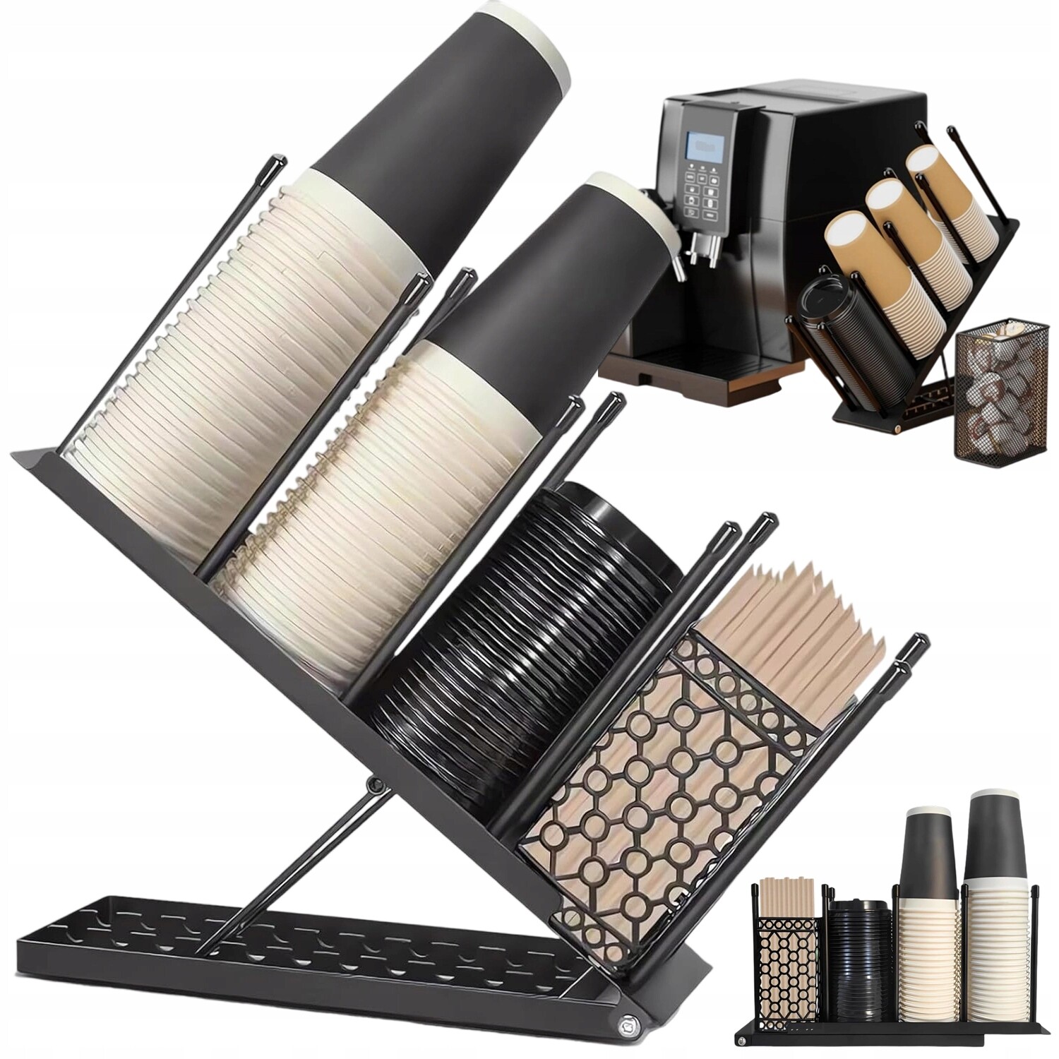 Organizér Na Šálky Dávkovač Na Šálky Odolný Proti Ohýbání, Pevný A Odolný