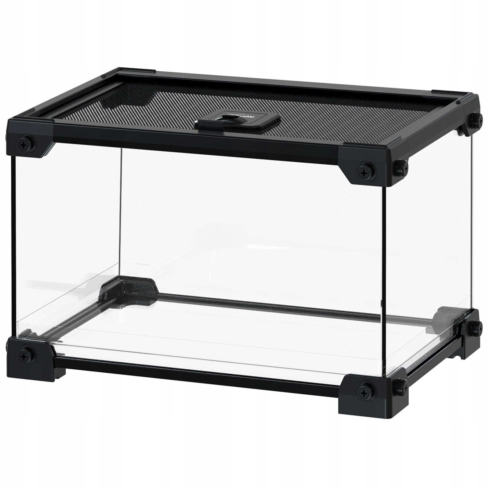 Skleněné Terárium Se Síťkou Pro Obojživelníky Malé 30X20X20 CM