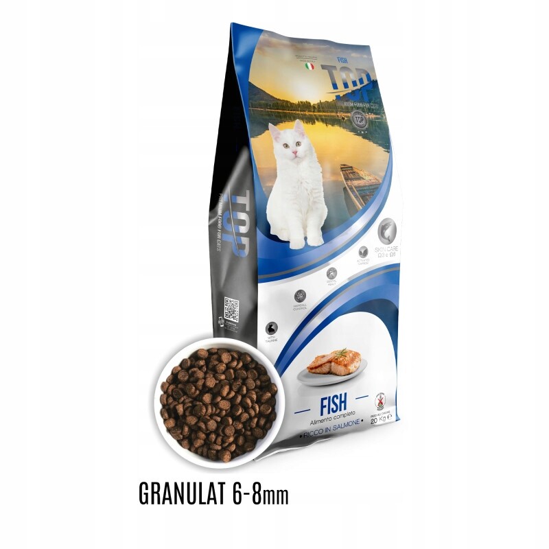 Top Premium Food Dospělá kočka Ryba 20 kg