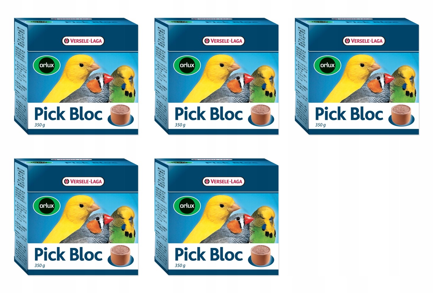 Blok Versele-Laga minerální Pick Bloc v misce 350g balení 5 ks