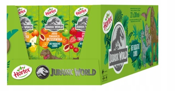 Leon Jurrasic Hortex nápojový mix karton 200 ml 27 kusů