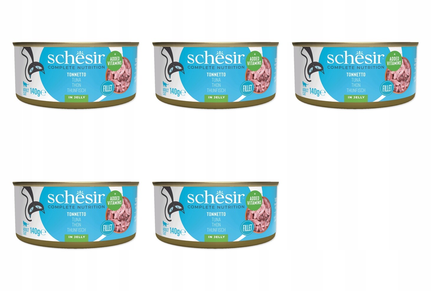 Konzerva Schesir tuňák 140g balení 5 ks