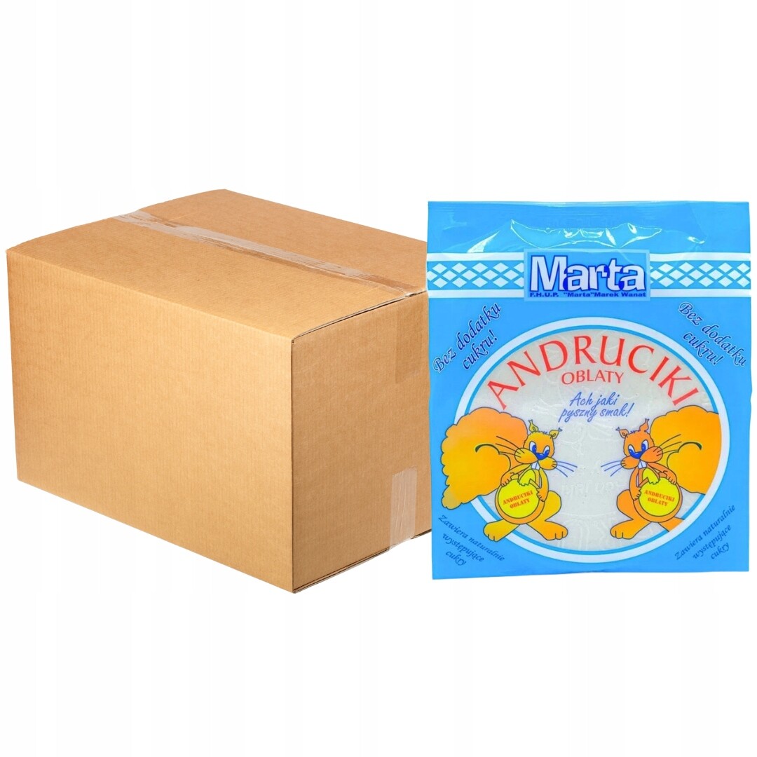 Marta Andruciki oplatky bez cukru 25g x 20 kusů