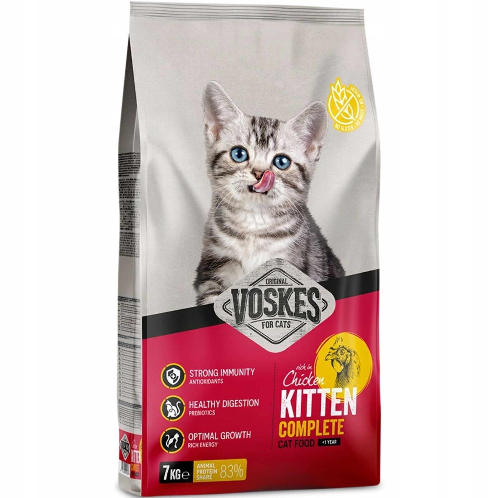 Voskes Kitten Chicken 7kg krmivo pro koťata