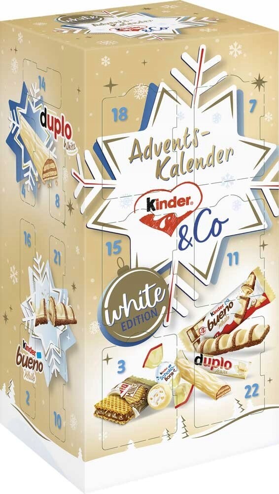 Ferrero White Kinder Adventní kalendář 263g Edice 2025