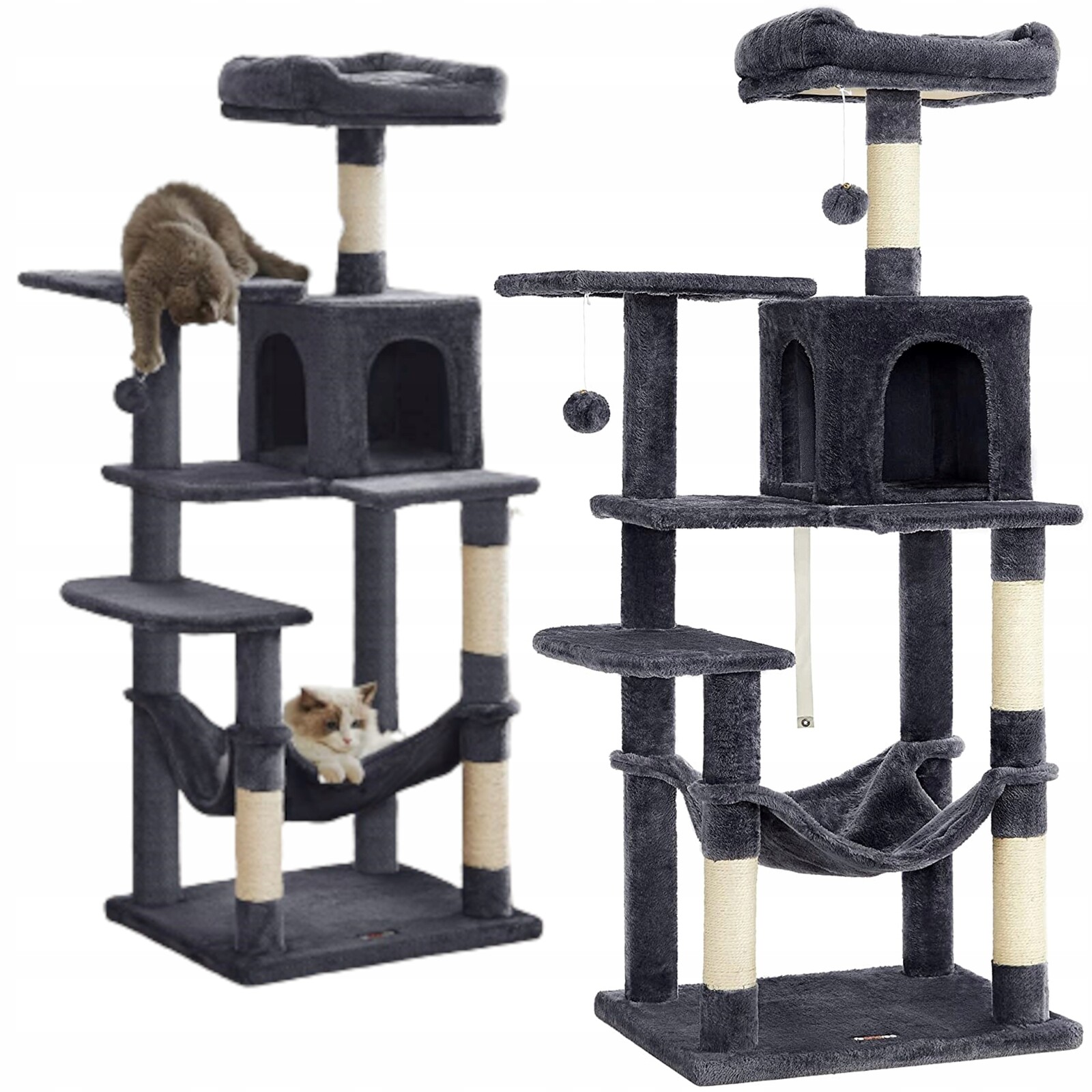 Vysoký škrabák, pelíšek, škrabací sloupek, věž Feandrea 101160 cm d792