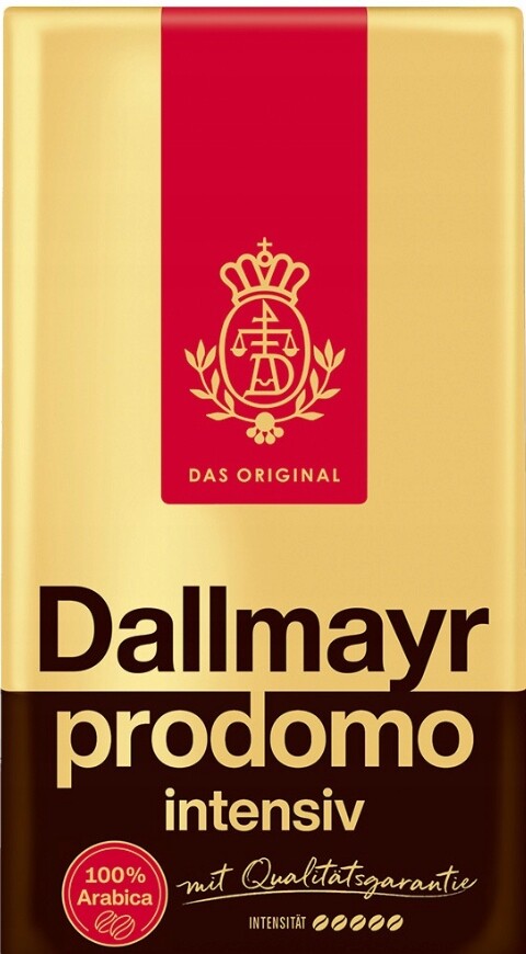 Dallmayr Prodomo Intensiv mletá káva 500g z Německa 100% Arabica