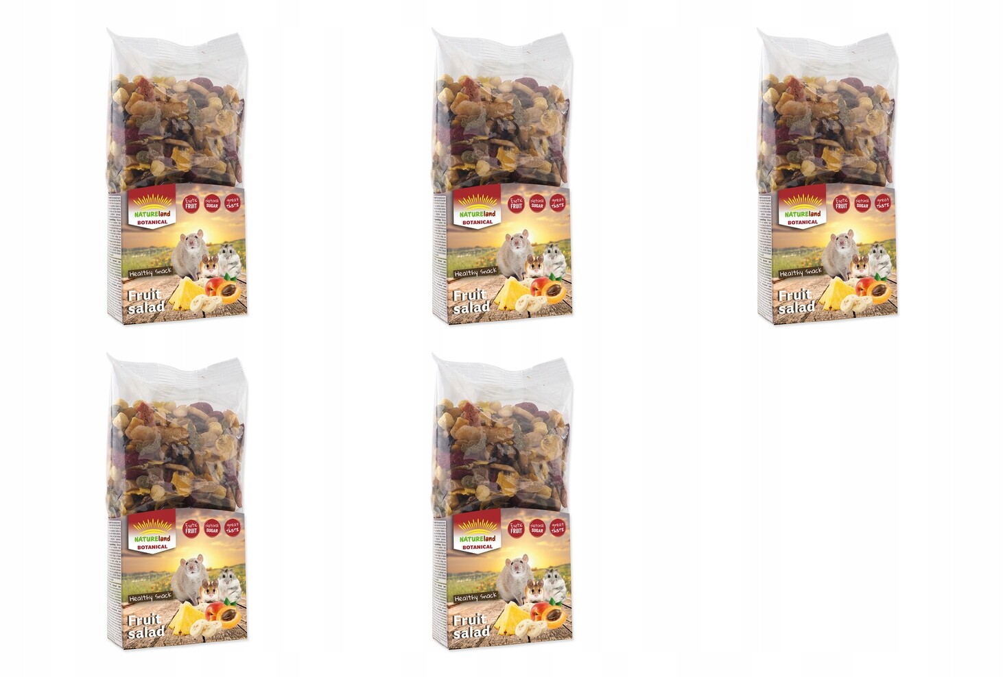 Pochoutka Nature Land Botanical ovocný salát 200g balení 5 ks