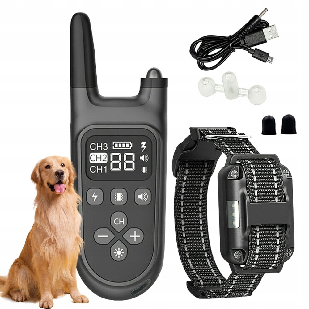 Účinný Elektrický Obojek Pro Psa, Který Zastaví Štěkání