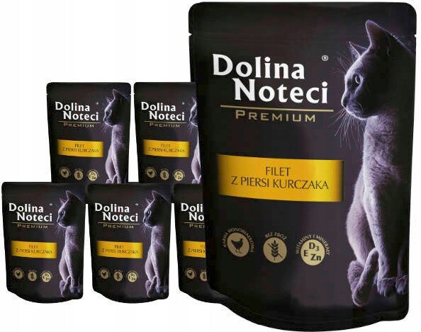 Dolina Noteci Premium mokré Krmivo pro kočky pro kočky filé 85 g