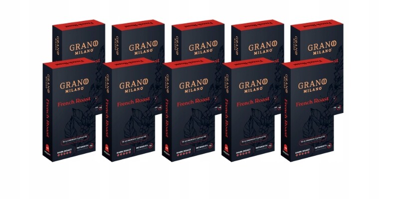 Kapsle do kávovarů Nespresso* Grano Milano French Roast 100 ks